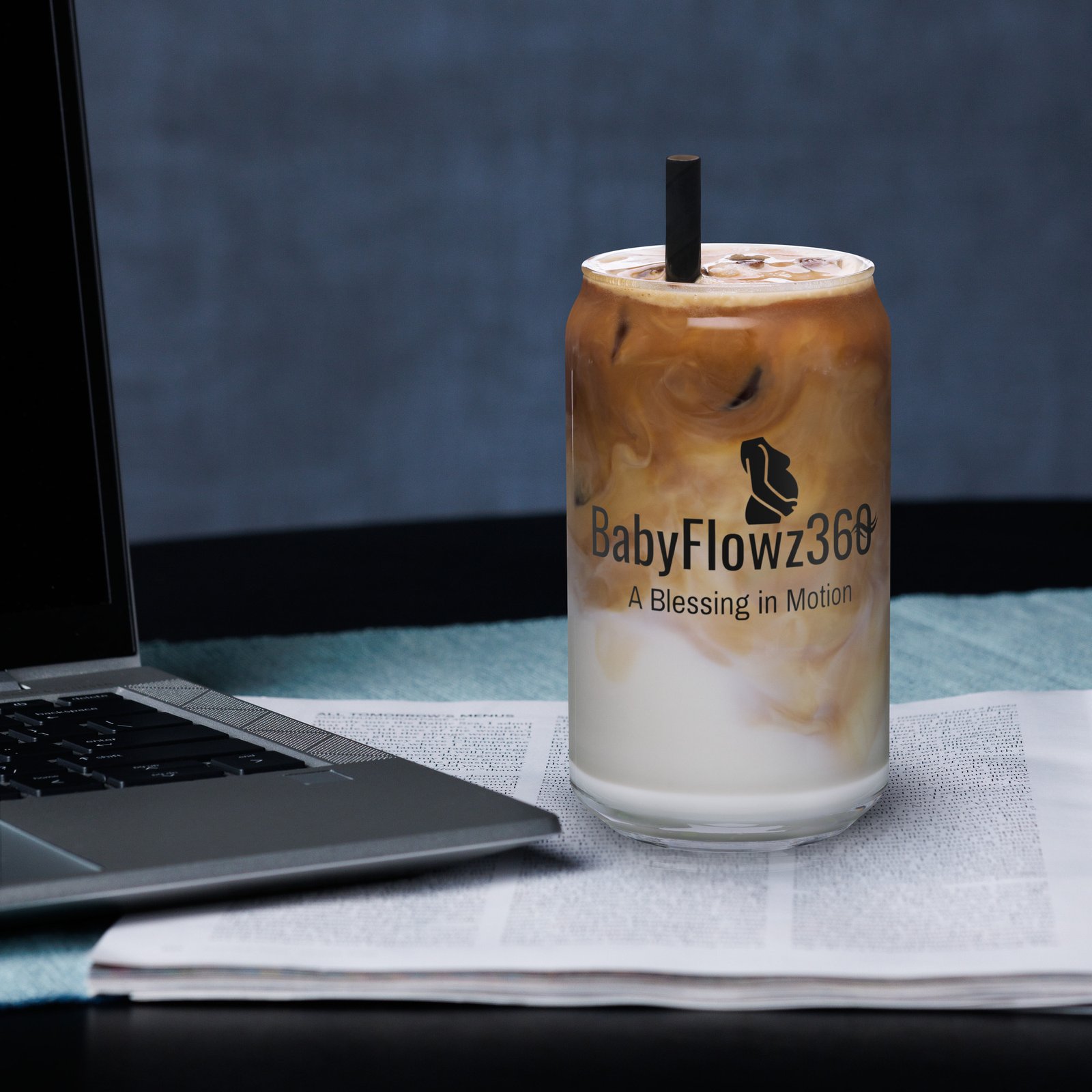 Can-shaped glass, Blessing in Motion, B2 - Image 5