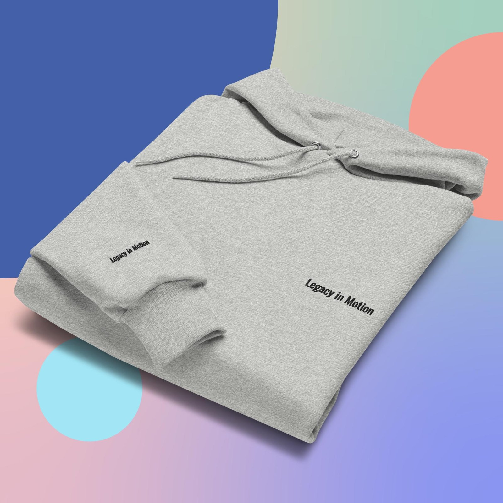 Unisex Champion hoodie, Legacy in Motion, Grey, L2 - Image 3